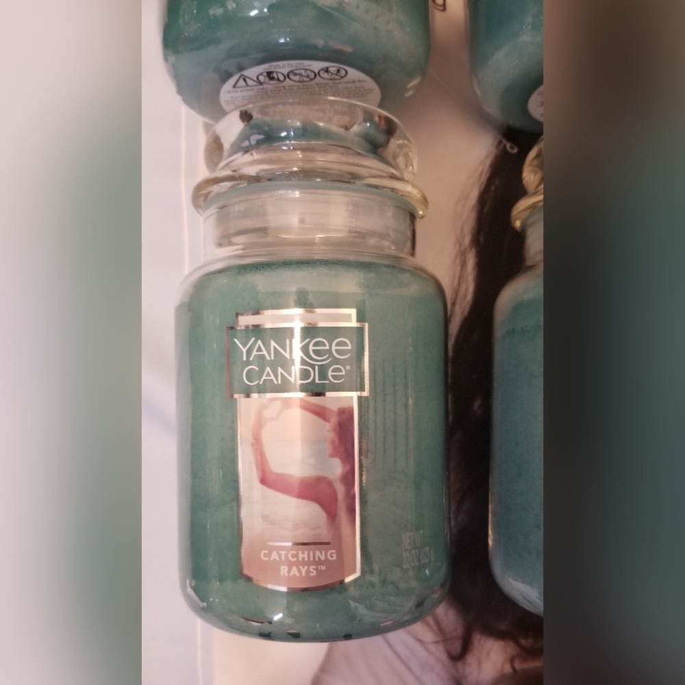 2/$40 large jar candles - catching rays